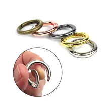3 шт. сплав Открытое кольцо 28/25 мм рессорный хомут подвесной брелок с кольцом Карабин для активного отдыха повесить с декоративной металлической пряжкой и пружинное кольцо открывающийся брелок