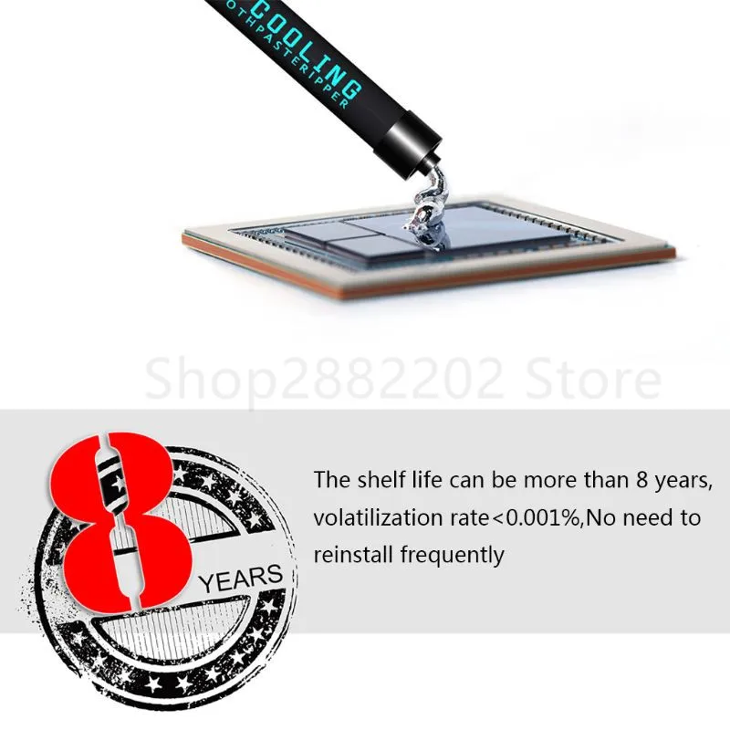 LT-100 Liquid Metal Thermal Conductive Paste Grease for CPU GPU Cooling Liquid Ultra 128W/mK 1.5g 3g Compound Grease for Cooling thermal paste
