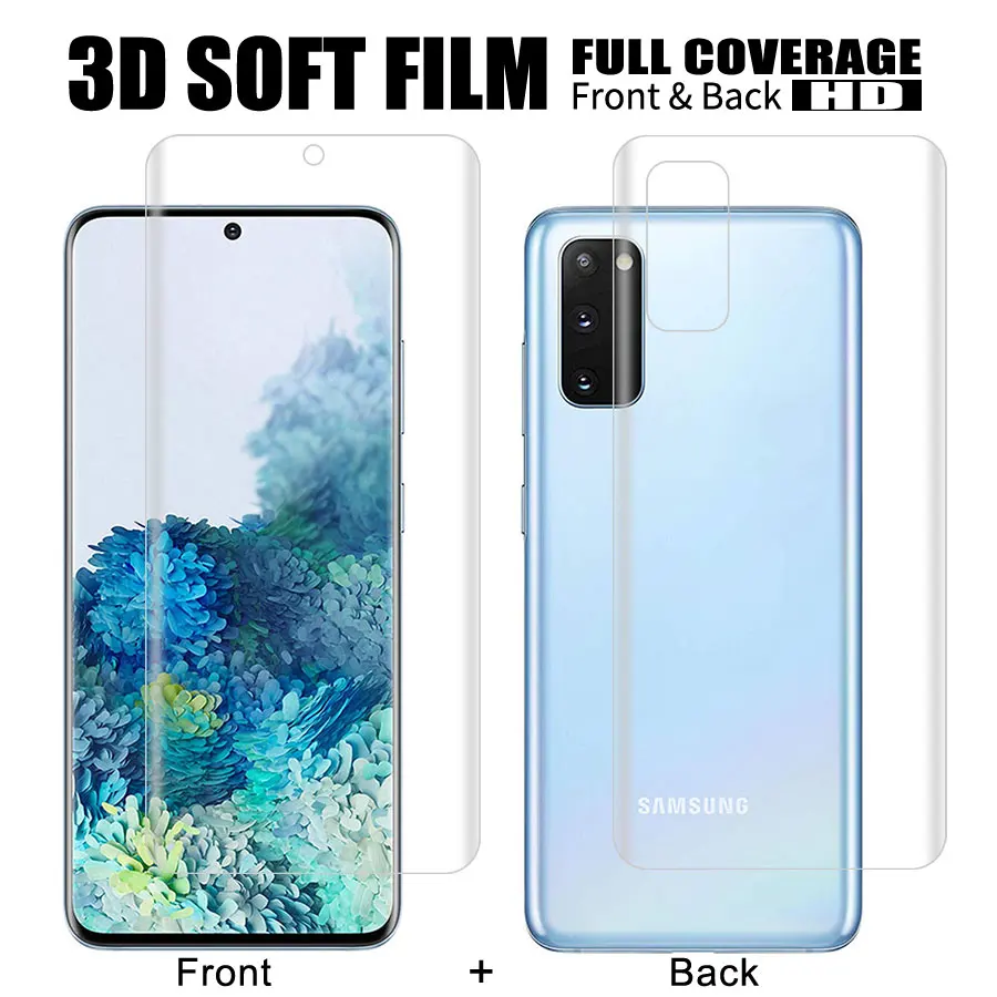 ТПУ Защитная пленка для экрана Samsung Galaxy Note 10 S10 S20 Plus ультра Гидрогелевая A51 A71 A50 A50s