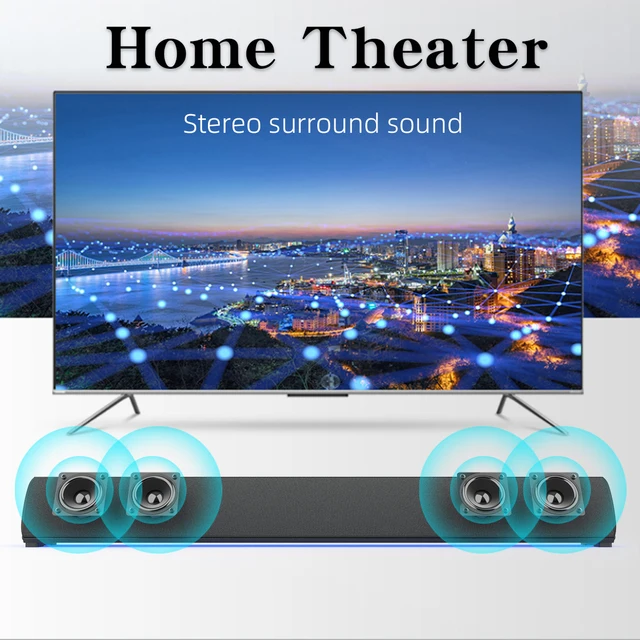 Barra De Sonido Bluetooth Tv Sistema De Altavoces Para El Hogar Subwoofer  Inalámbrico Surrou 3d YONGSHENG