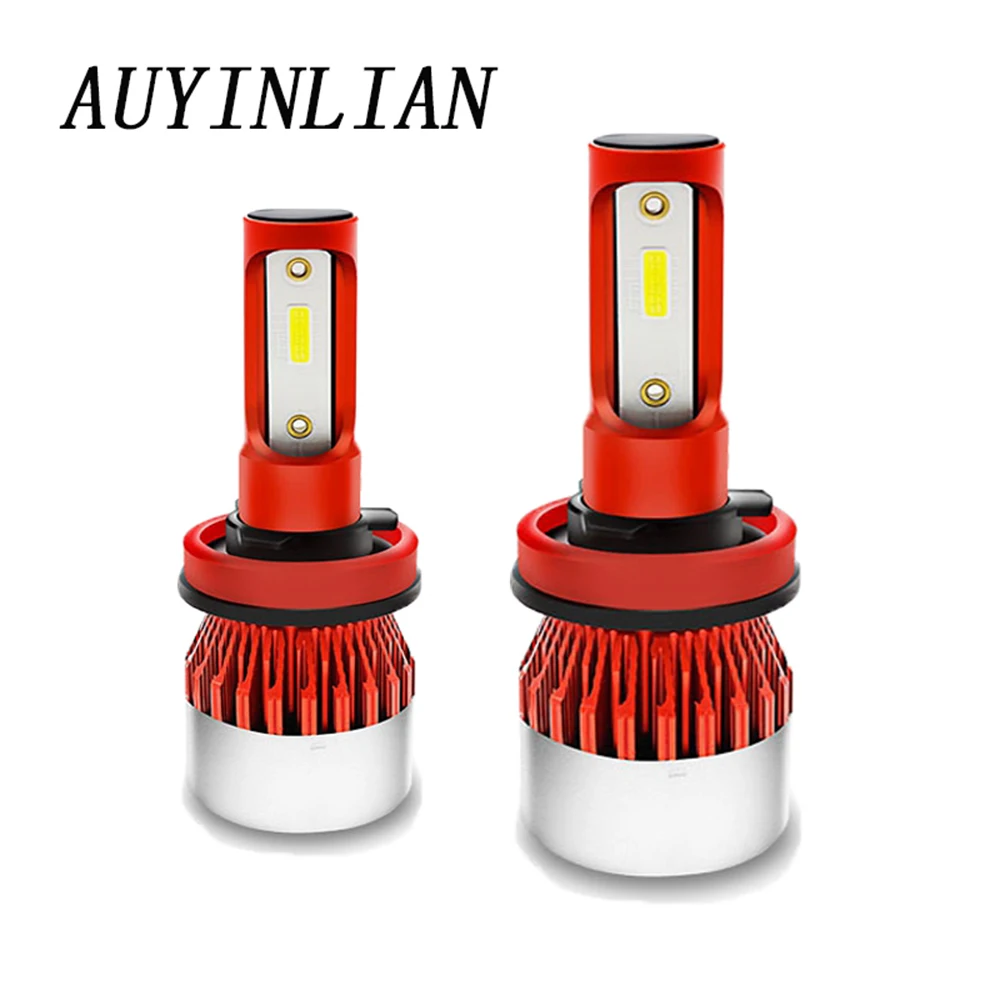 

AUYINLIAN H9 Led light bulbs H11 led 6000K H8 led bulb h11 lamp h7 Mini h4 h1 9005 9006 HB3 HB4 Car Light Lamp Fog Lights 12V