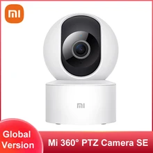 Globalna wersja Xiaomi MiJIA 360 ° kamera PTZ IP SE kąt poziomy 1080P widzenie nocne z wykorzystaniem podczerwieni AI humanoidalne wykrywanie dla MI Home tanie tanio Kamera wideo 1080 p (full hd) 12mm Kamera kopułkowa IP Sieć przewodowa CN (pochodzenie) Sufit AS SHOWN WHITE CMOS Panasonic