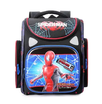 

Boys Spiderman Schoolbags Waterproof Breathable Kids Cartoon School Bags Children Orthopedic School Backpacks Mochila Escolar