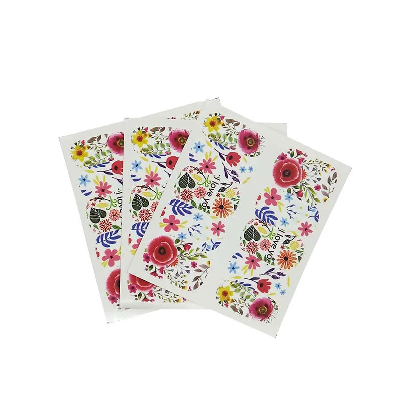 

Nail Stickers on Nails Blooming Flower Stickers for Nails Lavender Nail Art Water Transfer Stickers Decals A10