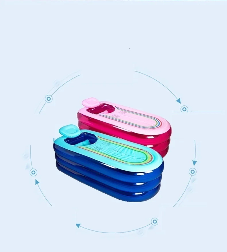 Banho Piscina Adulto Albercas Familiares Badkuip Opblaasbaar Shampooer для маленьких детей Бассейн Banheira горячая коврик для ванной надувная Ванна