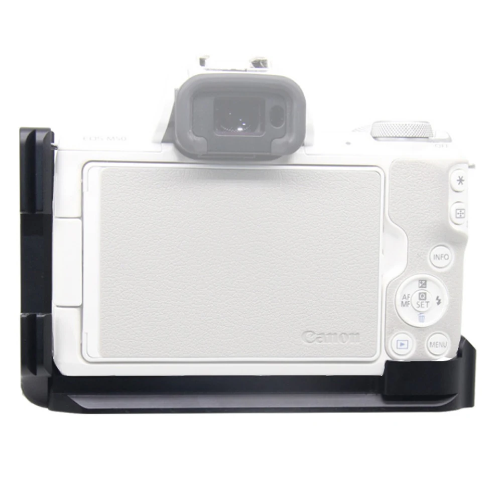 JINTU Quick Release L Plate Bracket Holder Vertical Mount Hand Grip for canon EOS M50 Mirrorless DSLR camera
