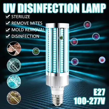 

60W UV Ermicidal Lamp LED UVC Bulb E27 Household Ozone Disinfection Light Bulbs AC100-277V
