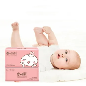 

4 Packs Super Soft Skin-friendly White Toilet Paper 3 Layer Pumping Paper Towels Tissue Portable Individual package Toiletpapier