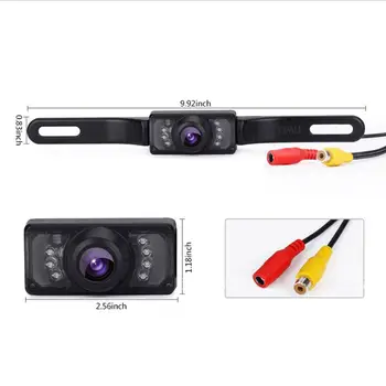 

Night Vision Car Rear View Reversing Camera Wide View Angle Backup LED Lights XXFF