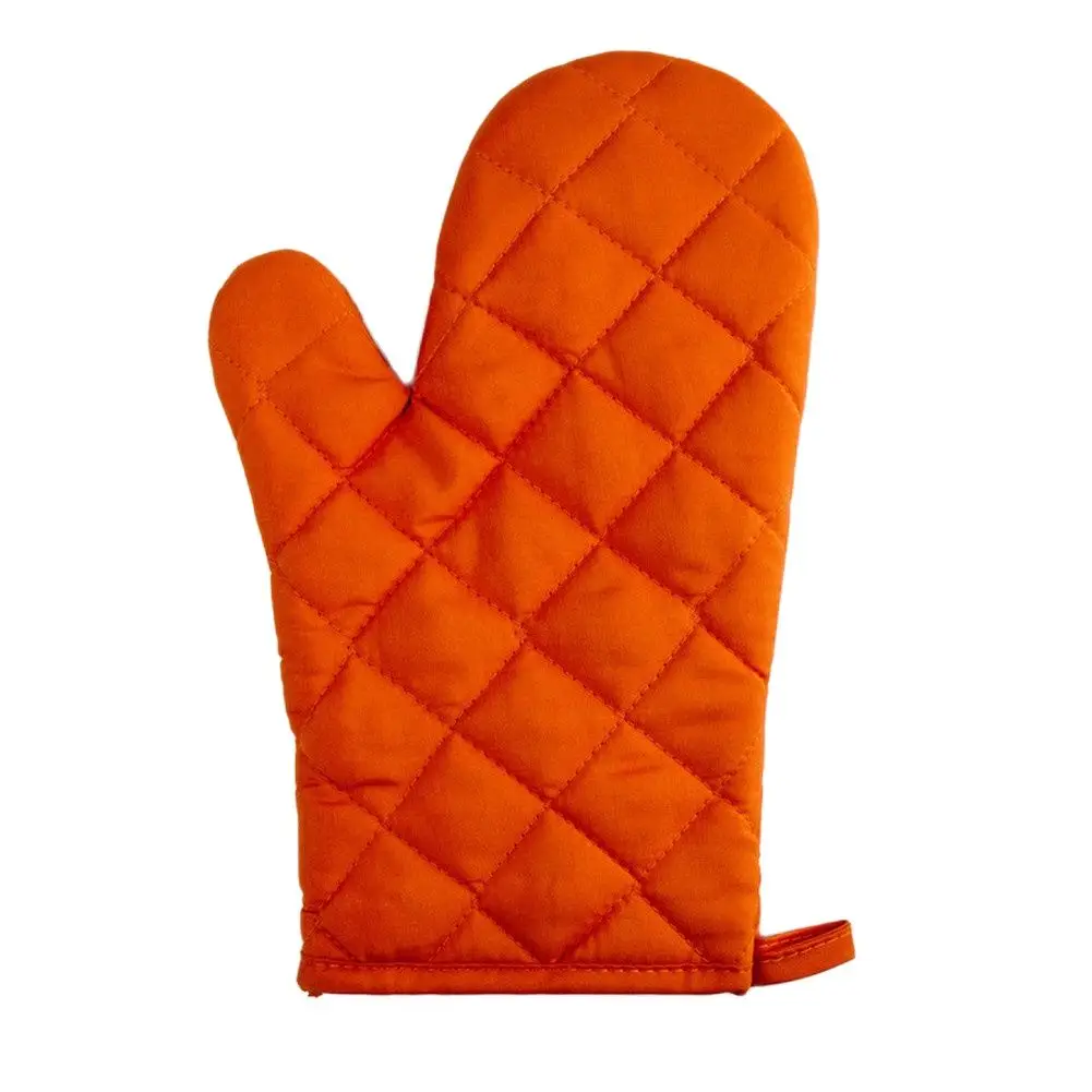 1 Pcs Silver-Coated Heat-Proof Kitchen Cooking T/C Fabric Oven Glove Non-slip Thickening High Temperature Oven Bakery Gloves