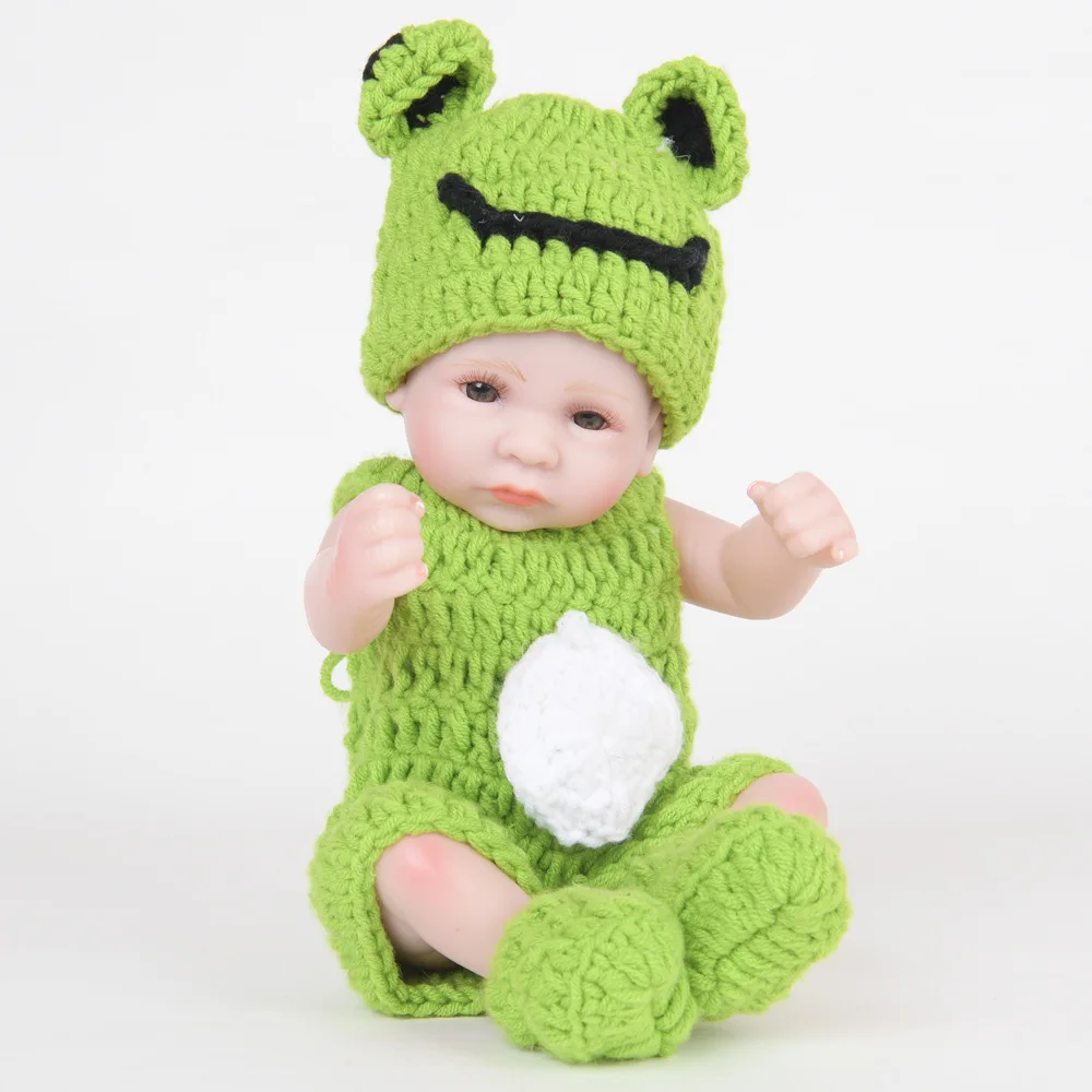 

Model Rebirth Infant Doll Realistic GIRL'S Soft Silcone Play House Small Gift Children Toy feelwind