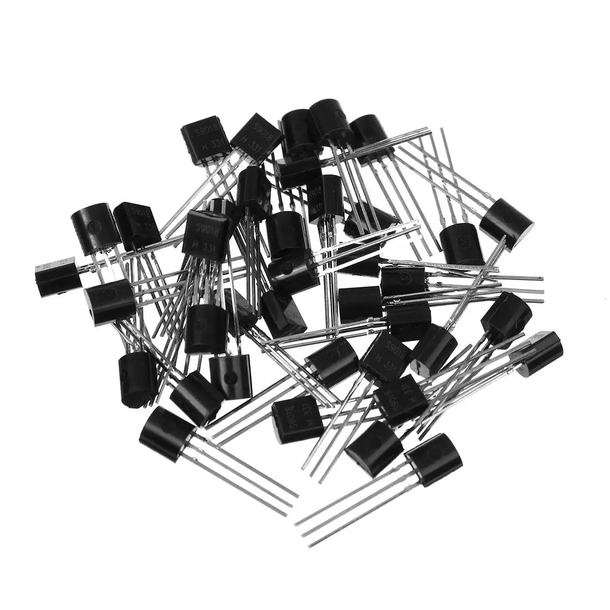 600Pcs 15 Types Silicon In-line NPN / PNP TO-92 Transistor Assortment Kit Pack Electronic Components & Supplies Active Component