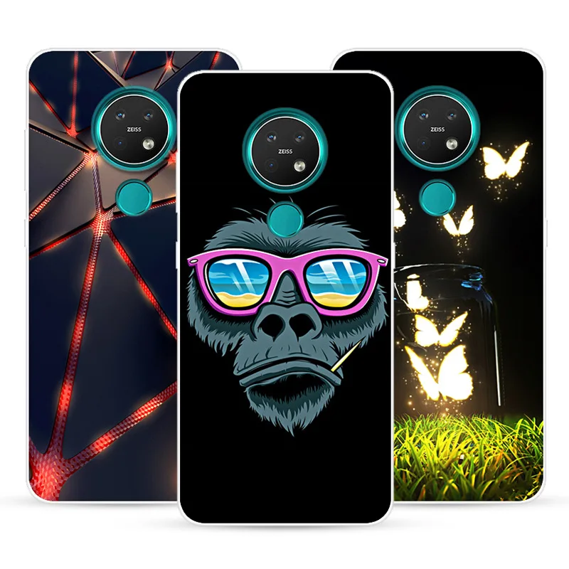 Case Cover forNokia 3.2 4.2 6.2 7.2 Soft Silicone TPU Floral Flower patterned painting for Nokia Phone case |