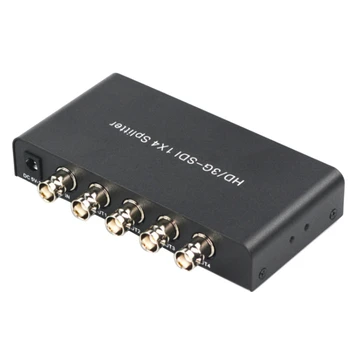 

SDI One-In-Four-Out Splitter 3G SDI Video Splitter Synchronous Separation Camera-To-SDI Display EU Plug