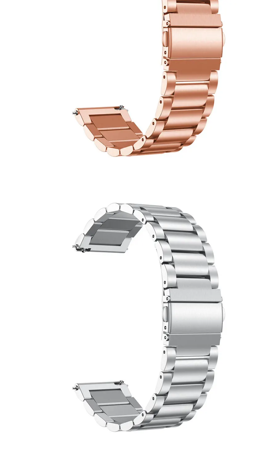 42 мм 46 мм ремешок из нержавеющей стали для samsung Galaxy Watch Band 20 мм 22 мм на широком ремешке для samsung gear S3 S2 аксессуары для часов