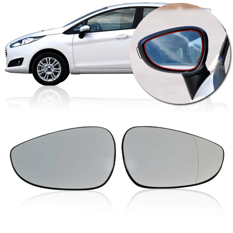 Боковое зеркало заднего вида с левой и правой стороны для Ford Fiesta 2009 2010 2011 2012 2013
