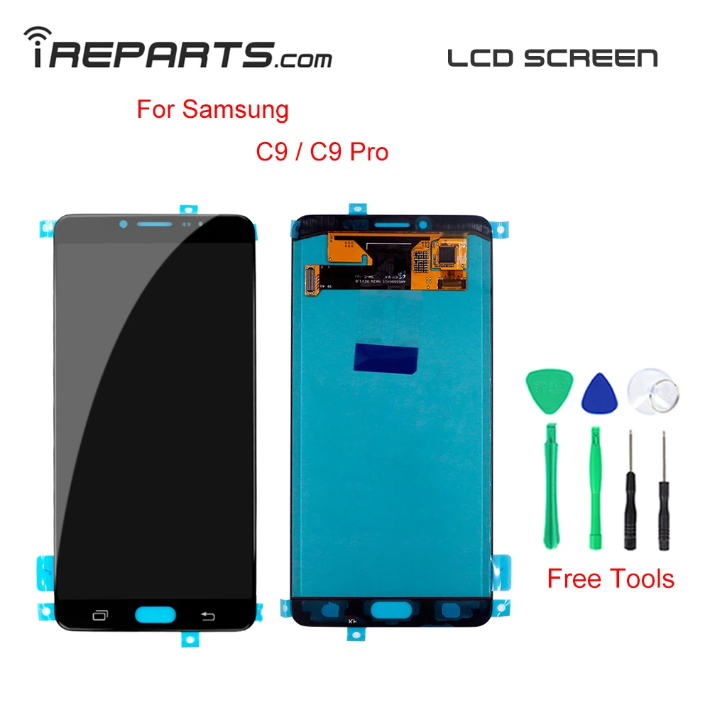 IREPARTS Экран Замена для samsung C9 Pro Дисплей ЖК-дисплей c9 C9000 SM-C900F SM-C9008 SM-C900Y Дисплей планшета+ Инструменты