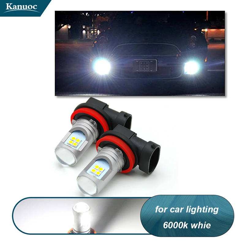 Светодиодсветодиодный Противотуманные фары Canbus для Audi A3 A4 B5 B6 B7 B8 A6 C5 A5 A8 TT Q3 Q5 Q7 Sline
