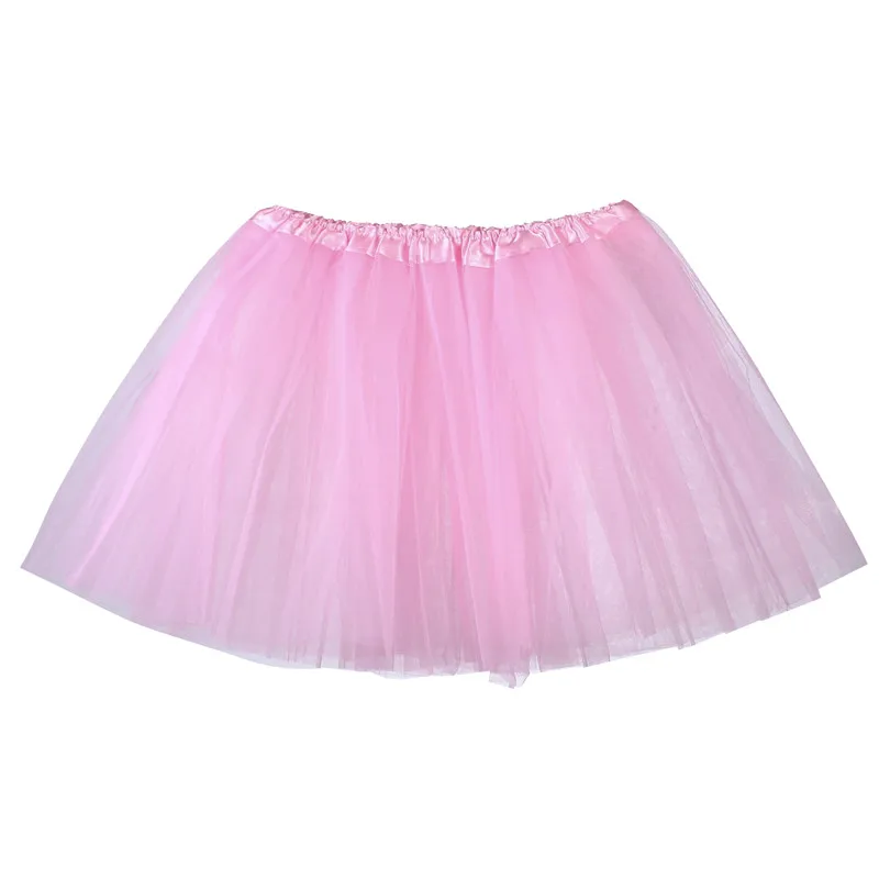 Модная женская фатиновая мини-юбка-пачка из органзы, 3 слоя, вечерние юбка, Нижняя юбка Z3 - Цвет: C