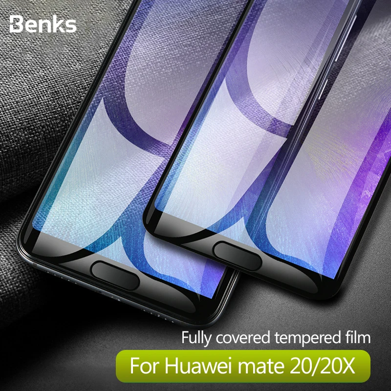 Защитное стекло Benks VPRO изогнутое закаленное с полным покрытием для Huawei Mate 20