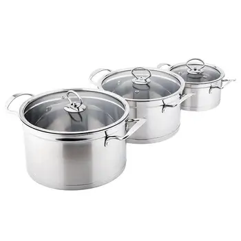 

18/20/22cm Premium Stainless Steel Stock Pot With Lid Thickened Harm Free Soup Pot Cooking Pot Cookware Kitchen Tools