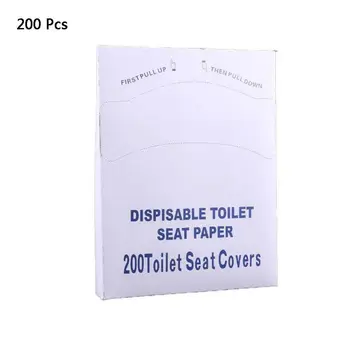 

200Pcs Disposable Toilet Seat Covers Flushable Biodegradable Potty Paper Shields L69A