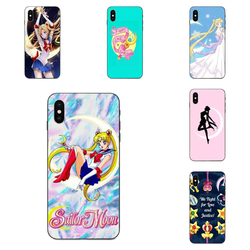 

Cartoon Sailor Moon Soldier Design For Galaxy A8 A9 Star Note 4 8 9 10 S3 S4 S5 S6 S7 S8 S9 S10 Edge Lite Plus Pro G313
