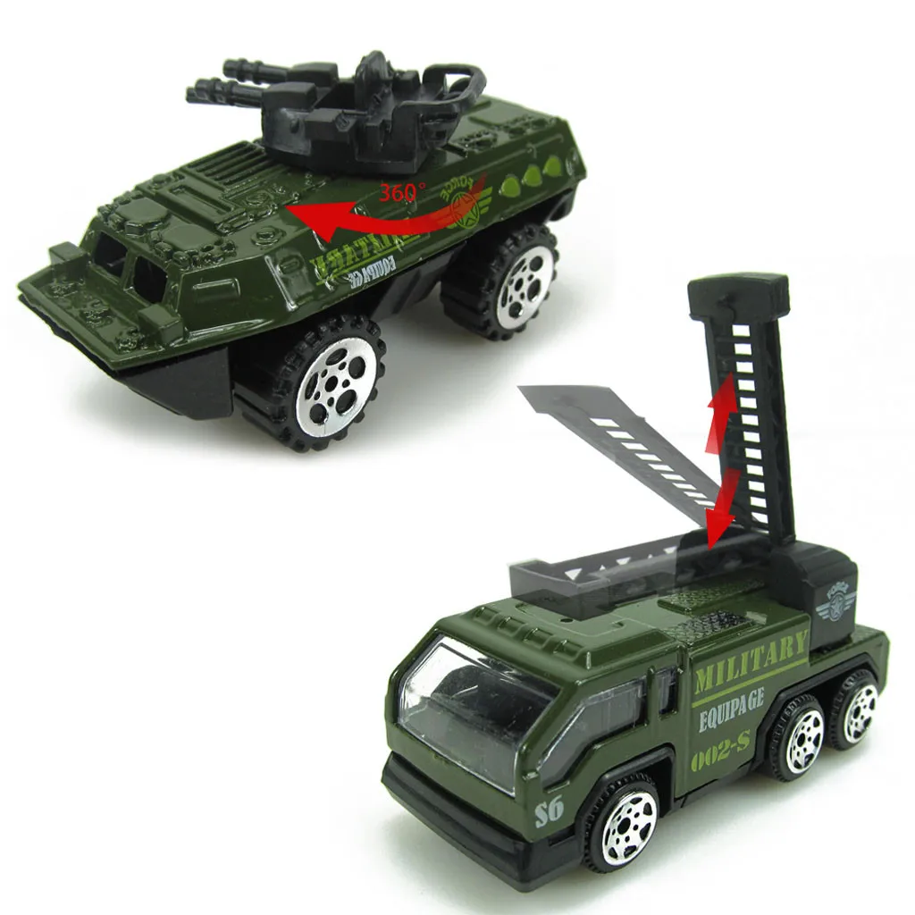 Игра в мозги, новинка, сплав, военный боевой автомобиль, танк, водный корабль, солдат и солдат, набор из 12 предметов, 7,15