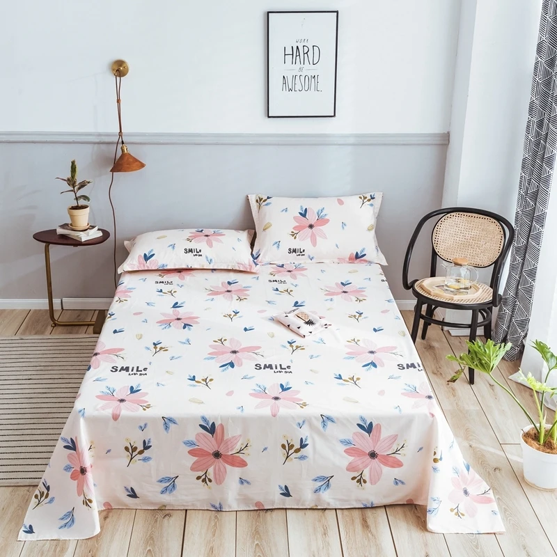 

Yaapeet Bed Sheets Flat Sheet Striped Printed Bed Bedspreads Queen Bed Cover Dressers for Bedroom