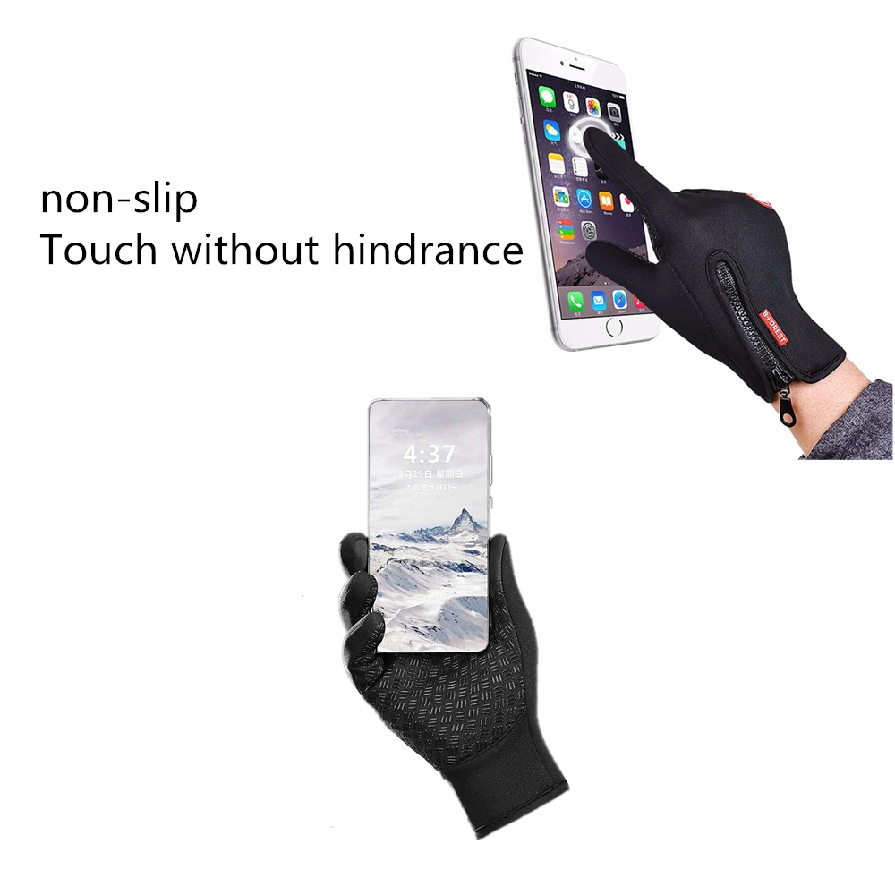 Ski Gloves Snowboard Gloves Women Men  Winter Motorcycle Riding Waterproof Snow Windstopper Camping Leisure Mittens New