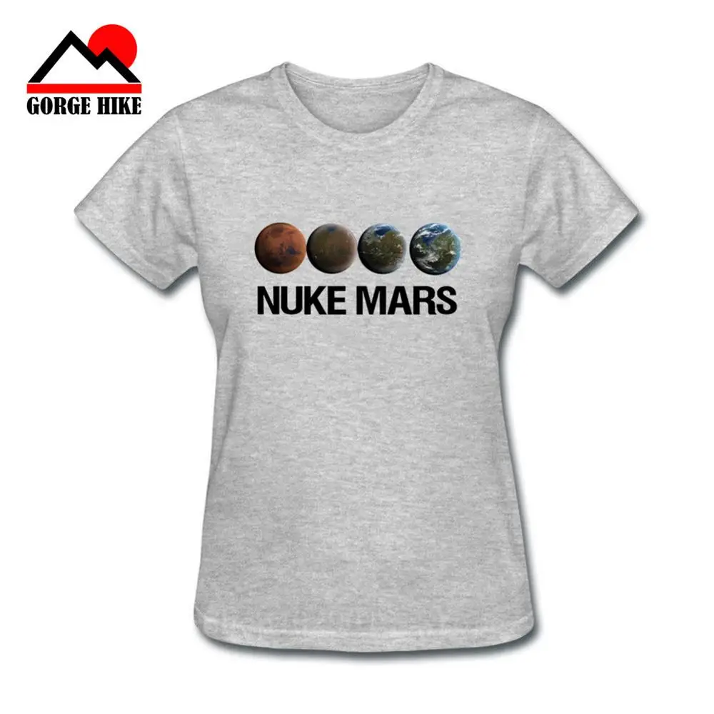 

3D Fashion Short Sleeve T Shirt Occupy Mars Attacks Movie Printed 100% Cotton Top Tees Women O Neck T-Shirt Unisex Female TShirt