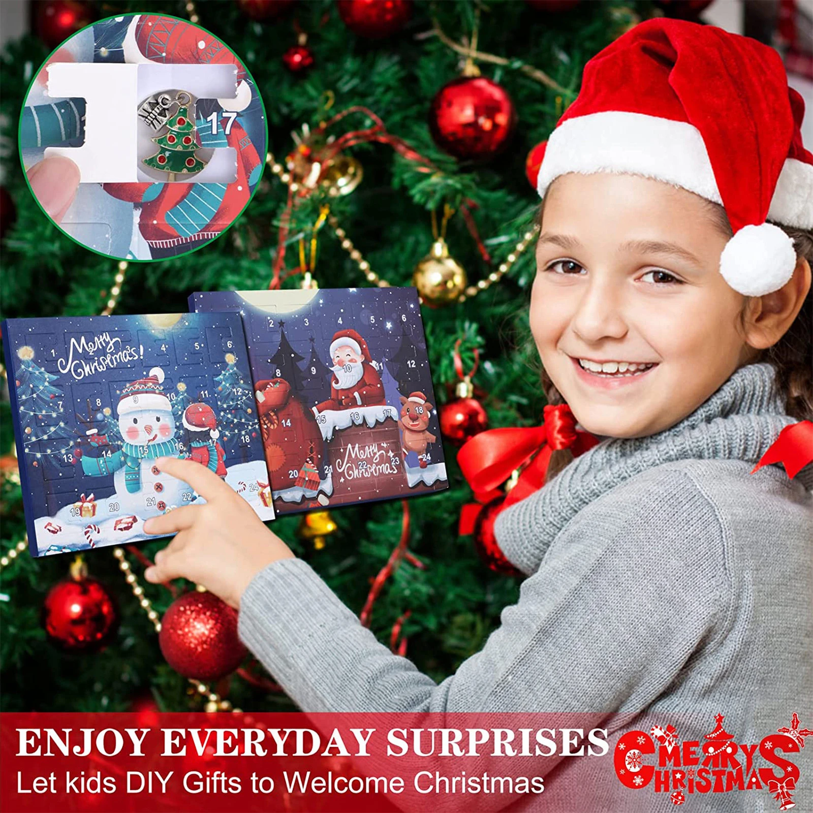 Father Christmas 2022 Happy New Year Diy Advent Calendar 2022 Christmas Decorations For Home Xmas  Father Christmas Santa Claus Navidad Kerst Новый Год|Advent Calendars| -  Aliexpress