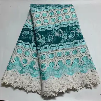 

2020 African Tulle Lace Fabric High High Quality Net Swiss Voile Lace Green French Embroidery Nigeria Lace Fabric