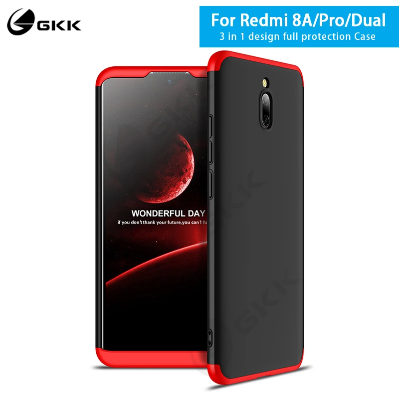 Gkk 3 In 1 Full Armor Case For Xiaomi Redmi 8 8a Pro Dual Case Protection Shockproof Hard Matte For Redmi 8 8a Pro Dual Cover Phone Case Covers Aliexpress