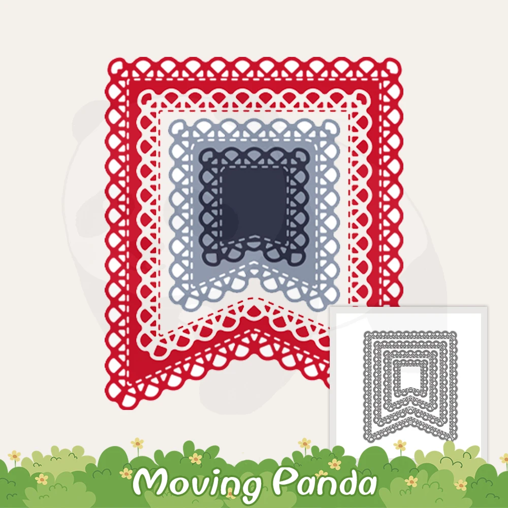 

Геометрические металлические Вырубные штампы без штампов для рукоделия, декор ручной работы, фотоальбом, рукоделие, штампы