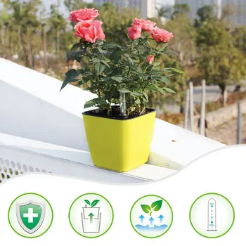 

Self Watering Pots Plastic Planters Indoor Flower Plant Pots Gardening For House Plants Flowers Succulents Indoor Pot Plants