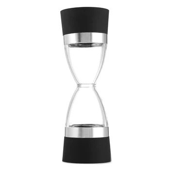 

Pepper Mill 2 in 1 Double-ended Salt and Pepper Grinder Manual Stainless Steel Salt Grinder Adjustable Ceramic Mill Dual Combo
