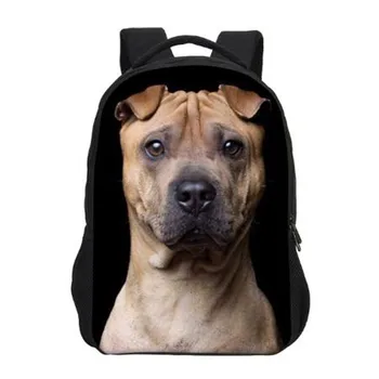 

2020 New Hot 3D Print Animal Dog Cat Backpacks Fashion School Bookbag Children Shoulder Bags Teenage Student Female Mochila
