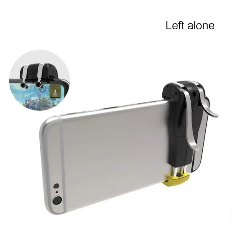 Durable Left Right Game Trigger Gamepad Game Controller Grip Joystick for iPhone Android Cell Phones Games Supplies 