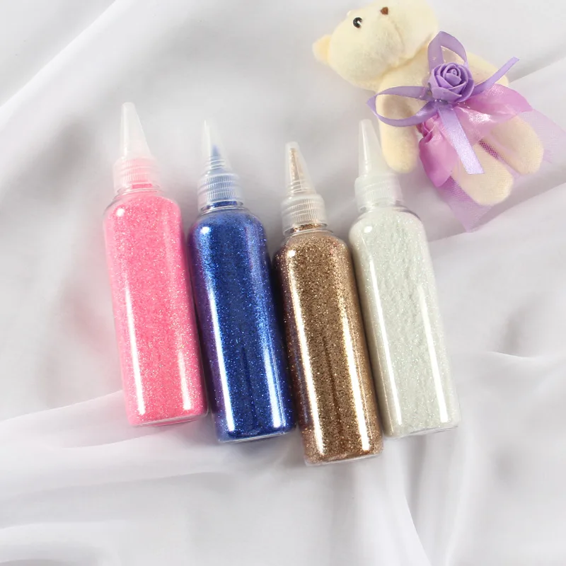 

Flower Flash Powder Gold Powder Silver Handmade DIY Rose Bouquet Material Bluelover Stain Bottled 80G