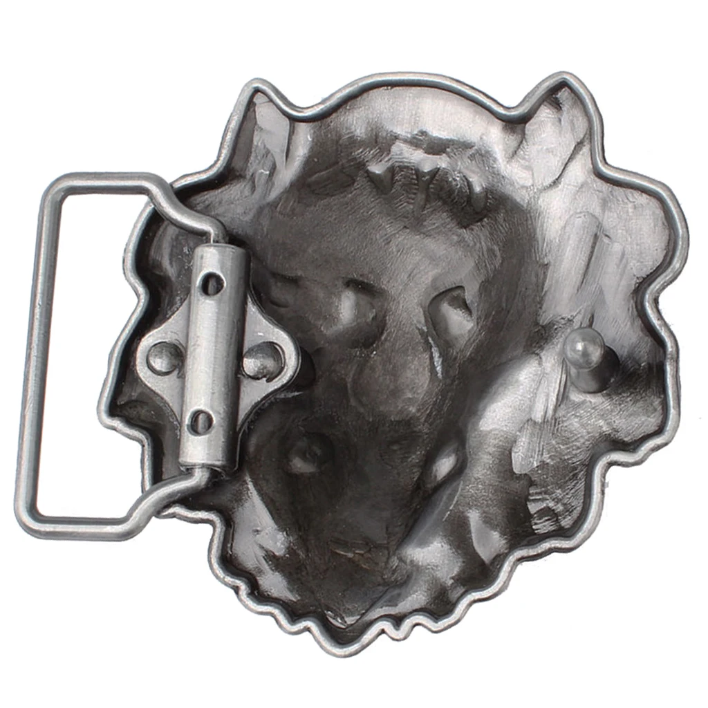 Indian Cowboys Jeans 3D Lion Head Belt Buckle Western Alloy Belt Accessory Vintage Stylish Men's Gift Clothes Accessories