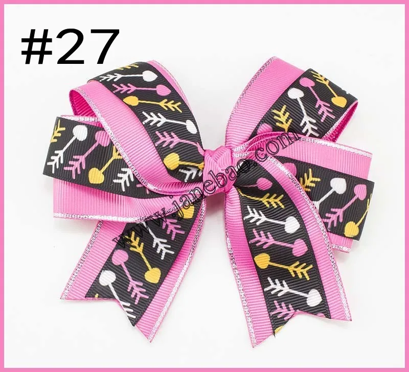 120 шт 4,5 ''персонаж Cheer аксессуары для волос бант зажим девушка бант волосы популярный цвет болельщик банты для волос cheer