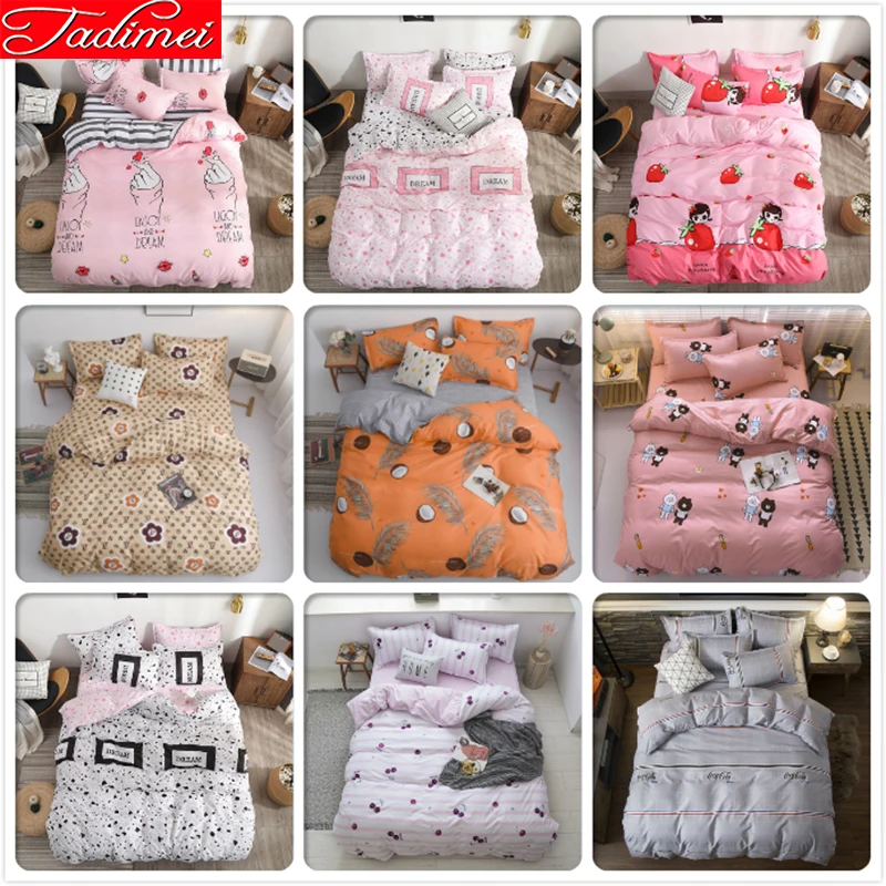 Для взрослых и детей Детская одежда для мальчиков девочек 3/4 шт. Постельное белье