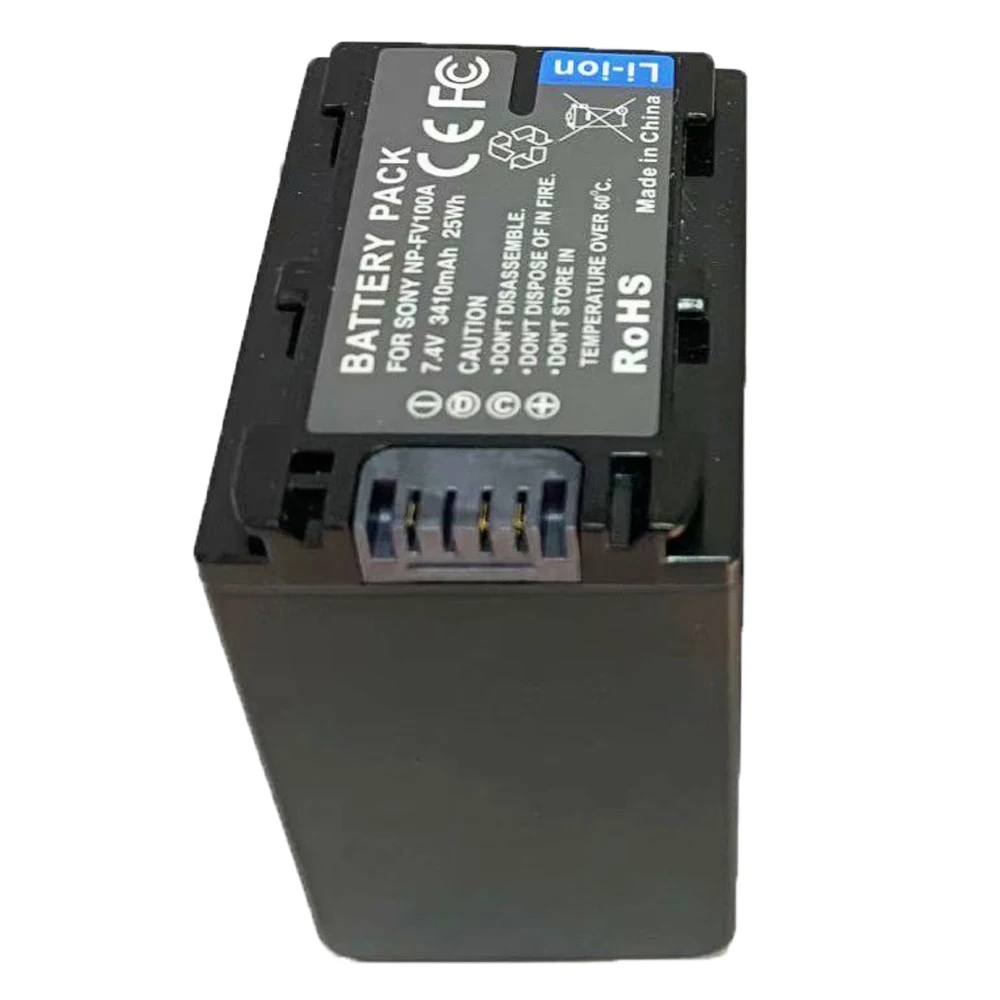 Батарея упаковке с открытыми порами+ Зарядное устройство для sony NP-FV70, NP-FV70A, NP-FV100, NP-FV100A InfoLithium V серии - Цвет: NP-FV100A