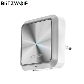 

BlitzWolf BW-LT14 DC 5V 2.4A Eu Plug Smart Socket Plug-in Smart Light Sensor LED Night Light with Dual USB Charging Socket