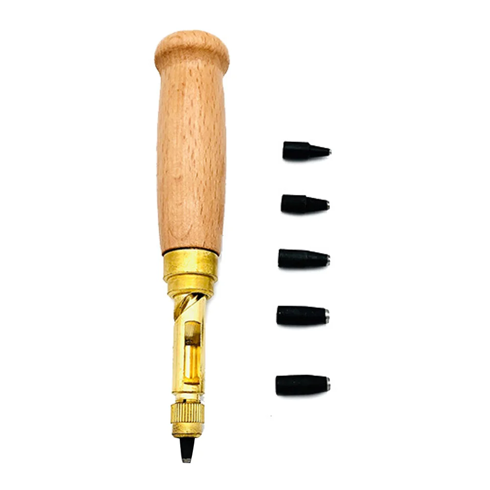 Automatic Belts Puncher Adjustable Screw Punch Rotary Replaceable Mute