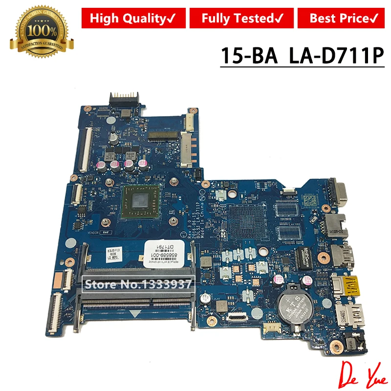 BDL51 LA-D711P материнская плата с E2-7110 Процессор для HP 255 G5 15-BA серии Материнская