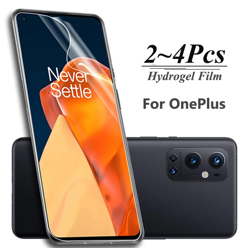 Oneplus 11 רך זכוכית עבור OnePlus 10 Pro הידרוג 'ל סרט רגיש מסך מגן עבור  Oneplus 8T 8 one plus 9 9r t 9rt 10pro oneplus10 pro one plus 11|מגני מסך  לטלפון| - AliExpress