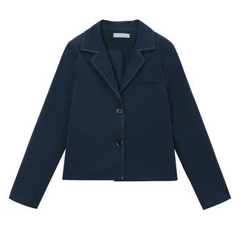 

Retro Lapel Topline Short Women's 2020 Fall Temperament Blazer
