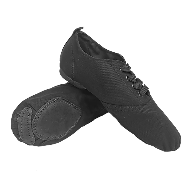 Cheap New Men Women Soft Cloth Dance Jazz Shoes Gym Indoor Exercise Dancing Boots Black Sneakers